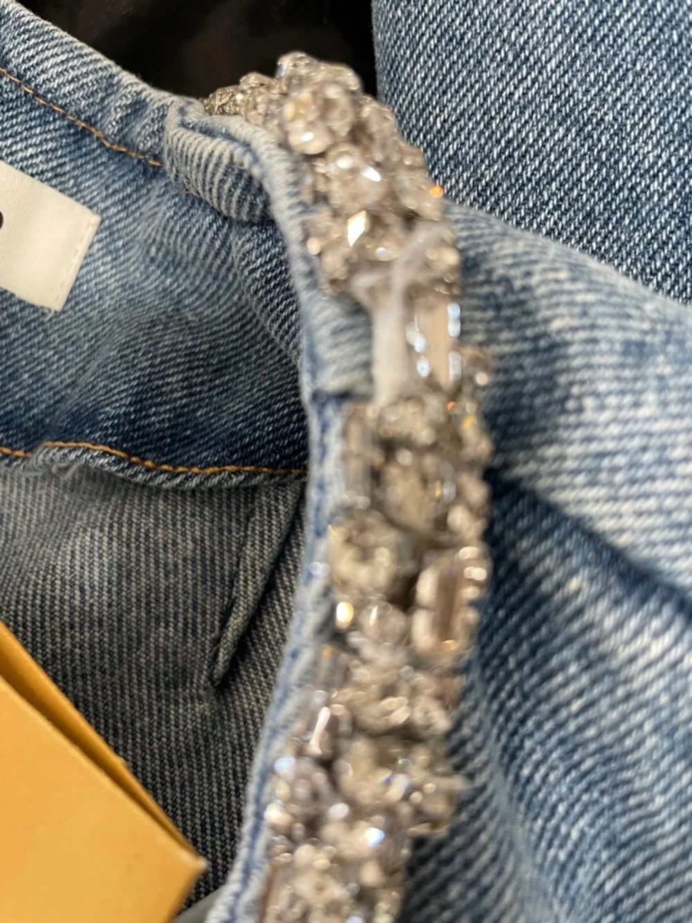 Erzelia Rhinestone Denim Jacket - Picture 7 of 7